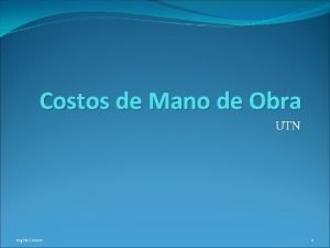 Costos de Mano de Obra UTN 04122020 1