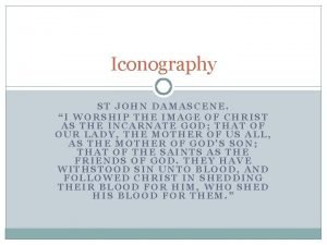 St john iconography