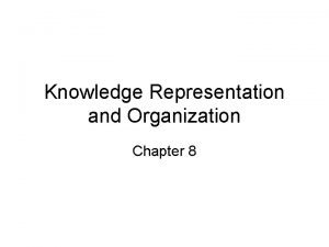 Organization of declarative knowledge