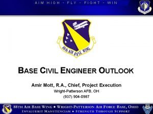 AIM HIGH FLY FIGHT WIN BASE CIVIL ENGINEER