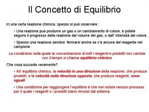 Costante di equilibrio