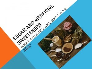 Stevia vs sucrose