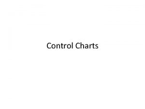 Control Charts Statistical Process Control Statistical process control