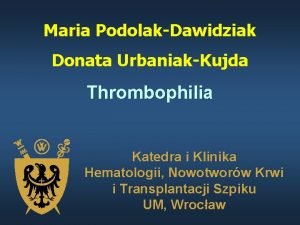 Maria podolak-dawidziak