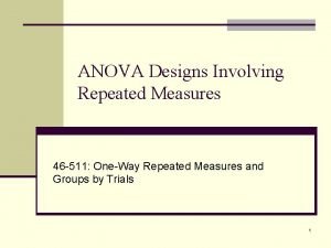 Two-way repeated measure anova