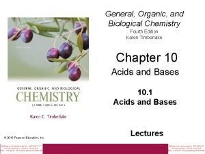 General Organic and Biological Chemistry Fourth Edition Karen