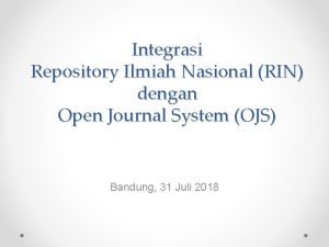 Repository ilmiah nasional