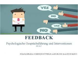 https bizztor comtheimportanceofgivingfeedbackinstartups FEEDBACK Psychologische Gesprchsfhrung und Interventionen