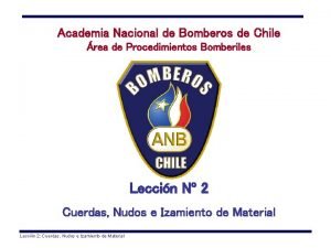 Academia Nacional de Bomberos de Chile rea de