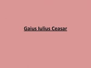 Caesarovy reformy
