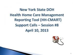 New York State DOH Health Home Care Management