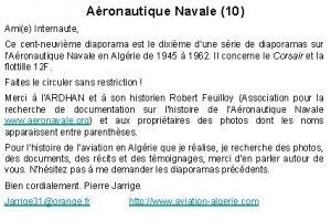 Aronautique Navale 10 Amie Internaute Ce centneuvime diaporama