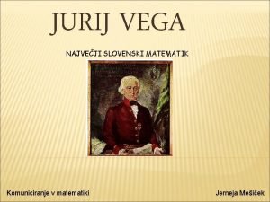 Slovenski matematik jurij