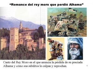 Romance del rey moro que perdio alhama autor