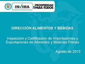 Certificado de inspección sanitaria Certificado de inspección sanitaria