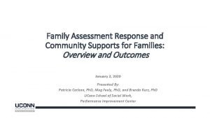 Family assessment response