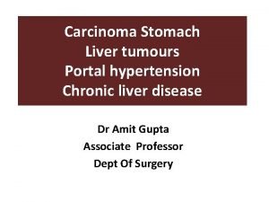 Portal hypertension symptoms and signs