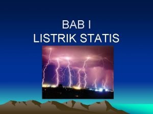 Listrik statis