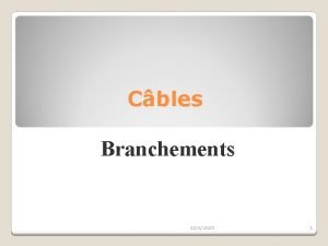 Cbles Branchements 1262020 1 NF C 33 210