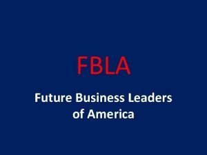 Future business leaders of america definition