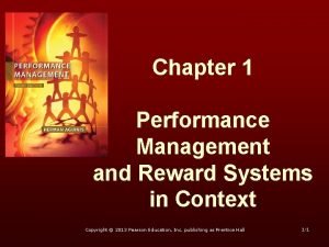 Performance management and reward system