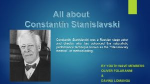 Stanislavski method