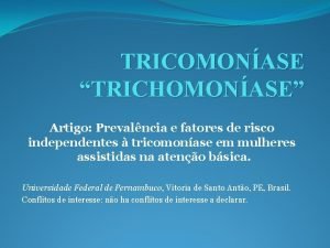 Trichomoníase