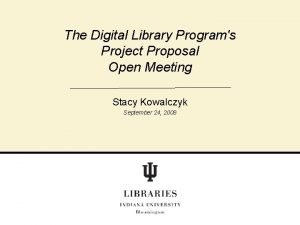 E-library project proposal