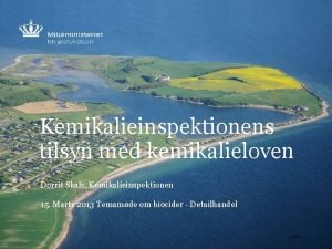 Kemikalieinspektionens tilsyn med kemikalieloven Dorrit Skals Kemikalieinspektionen 15