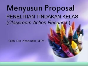 Contoh judul penelitian classroom action research