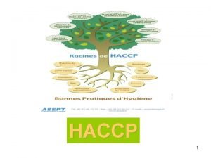 HACCP 1 Hazard Analysis Critical Control Point Analyse