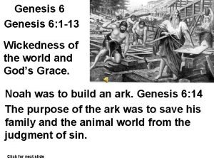 Genesis 6:1-13