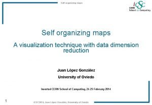 Self organizing maps A visualization technique with data