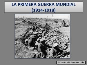 Esquema primera guerra mundial