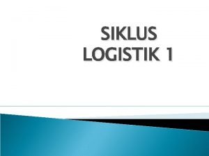 Siklus logistik