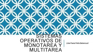 Sistema operativo de Sistema operativo de