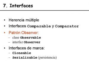 Interfaz comparable java Interfaz comparable java