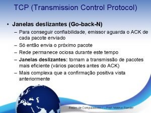 Janela deslizante tcp