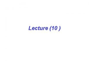 Lecture 10 Radiography of the shoulder Girdle Shoulder