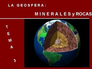 Minerales de la geosfera