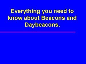 Everything you need to know about Beacons and