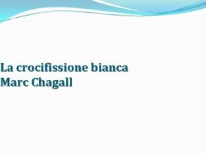 Chagall crocifissione