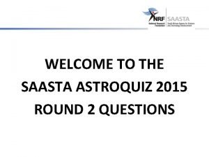 Saasta astro quiz 2015 answers
