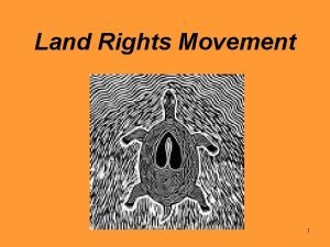 Importance of the dreaming for the land rights movement