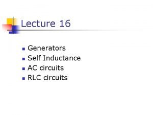 Unit of self inductance