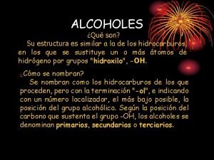 Estructura del alchol