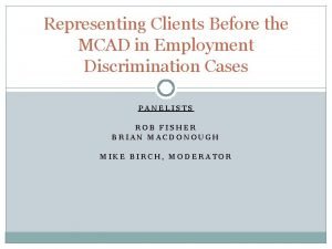 Mcad rebuttal to position statement