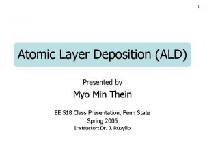 Atomic layer deposition wiki