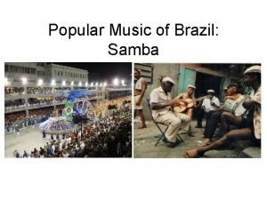 Popular Music of Brazil Samba Samba Tudo acaba