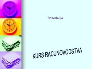 Prezentacija KURS NUDI n n n n usvajanje